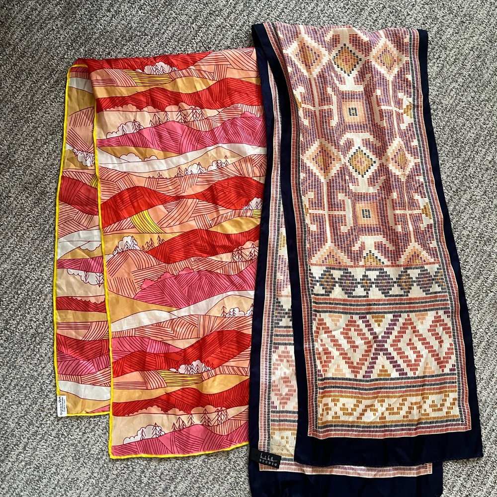 Colorful Patterned Scarves